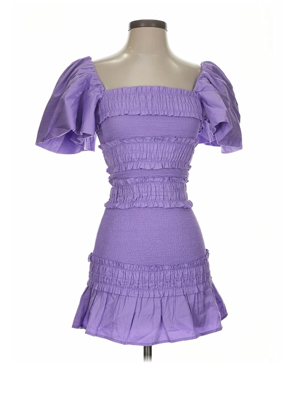 Cake For Dinner Pixie Smocked Dress in Violet